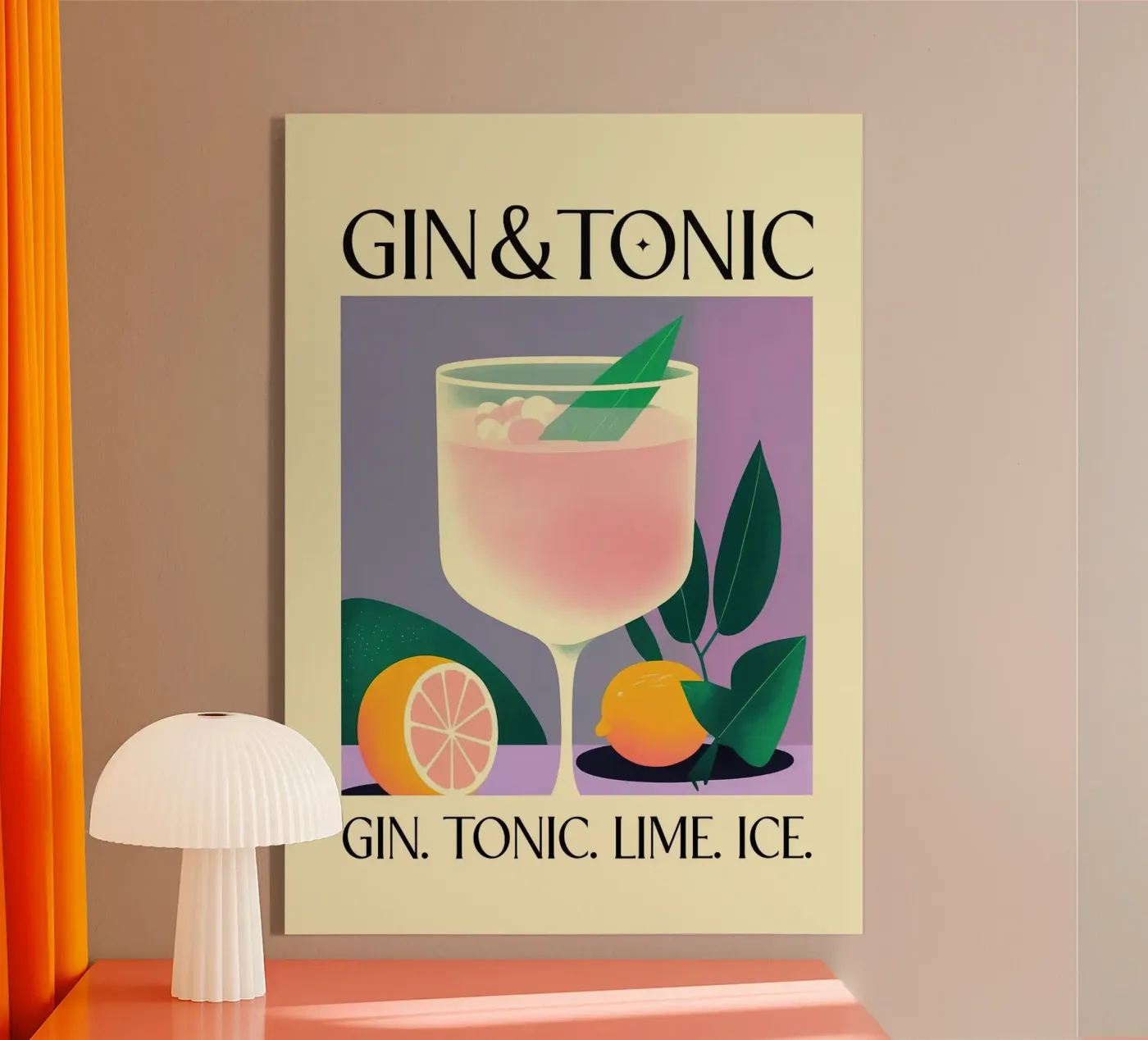 Gin Tonic Acryl-Glas von Kevin Walters