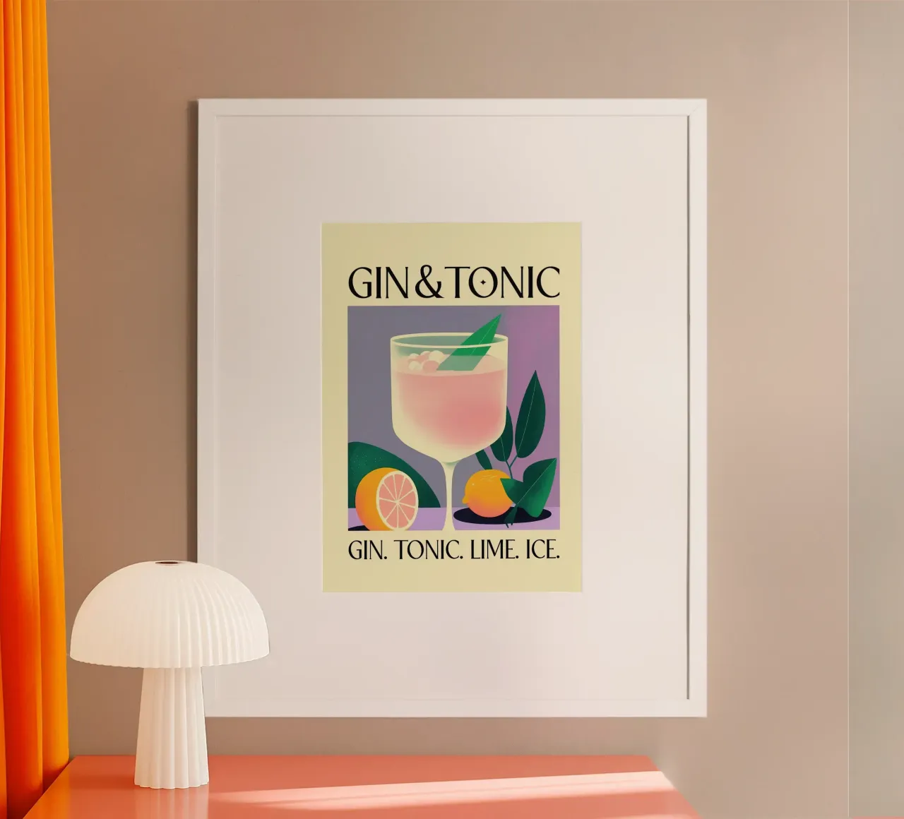 gin tonic poster da Kevin Walters