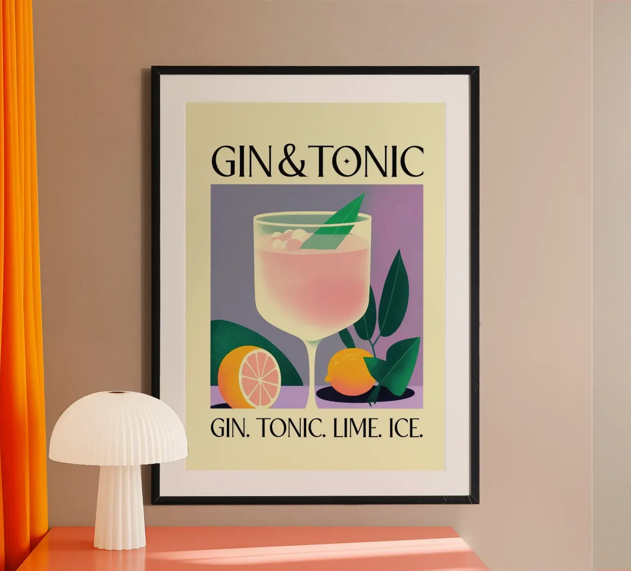 gin tonic poster da Kevin Walters