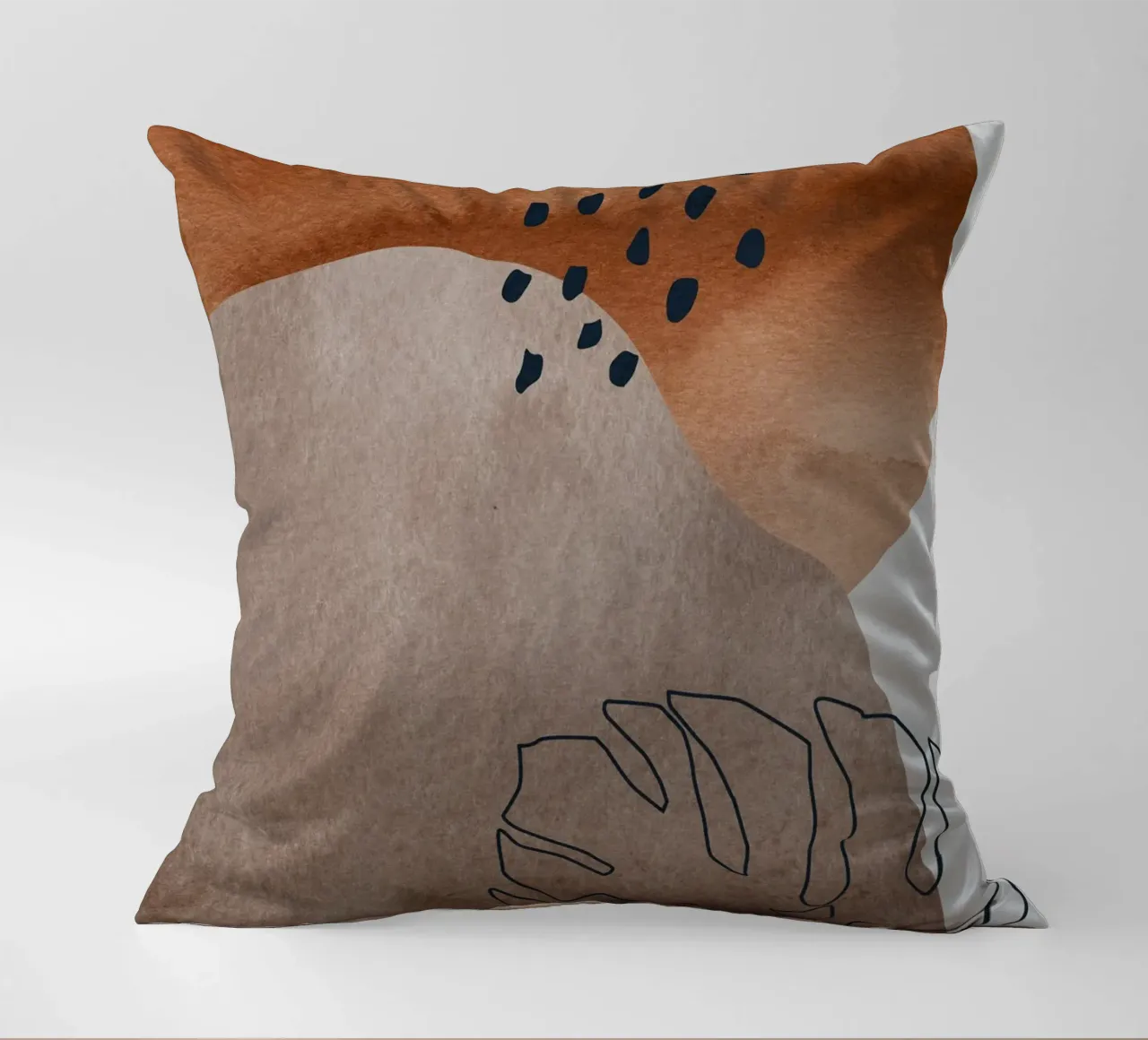 boho abstract art cuscino da vintageshop