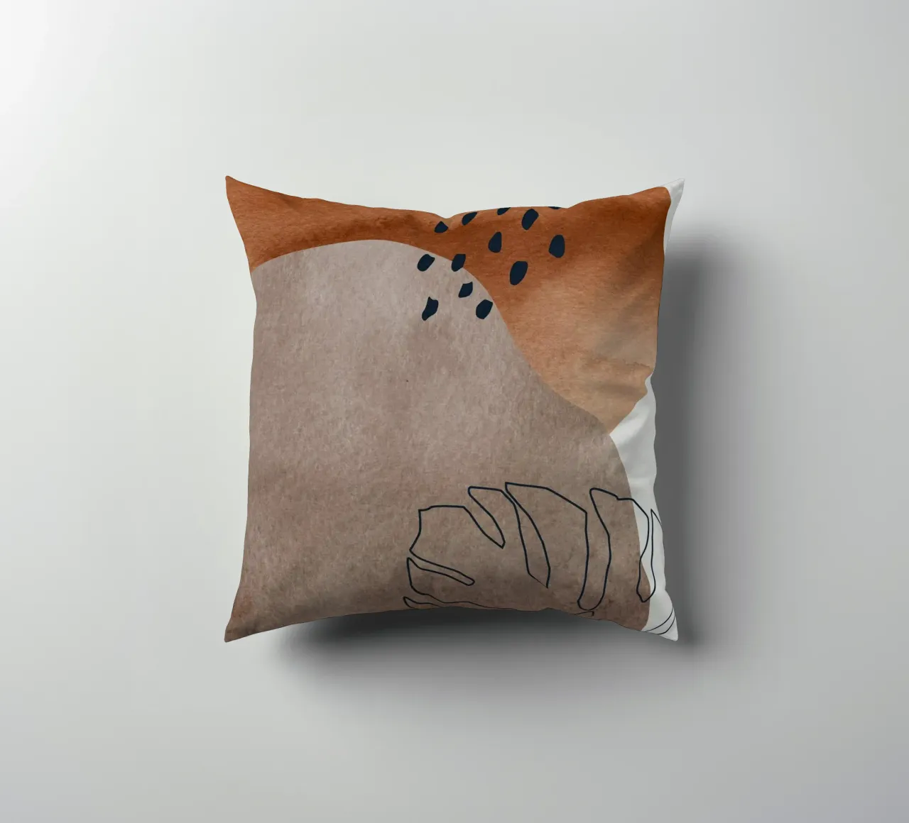 boho abstract art cuscino da vintageshop
