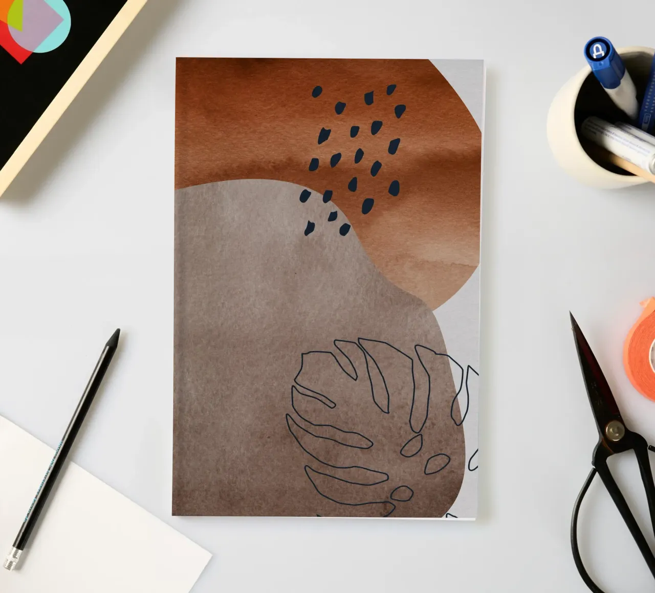boho abstract art diario da vintageshop