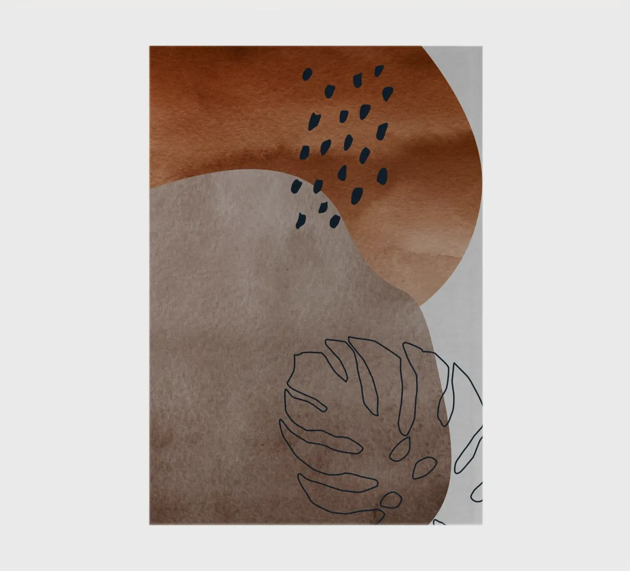 boho abstract art diario da vintageshop