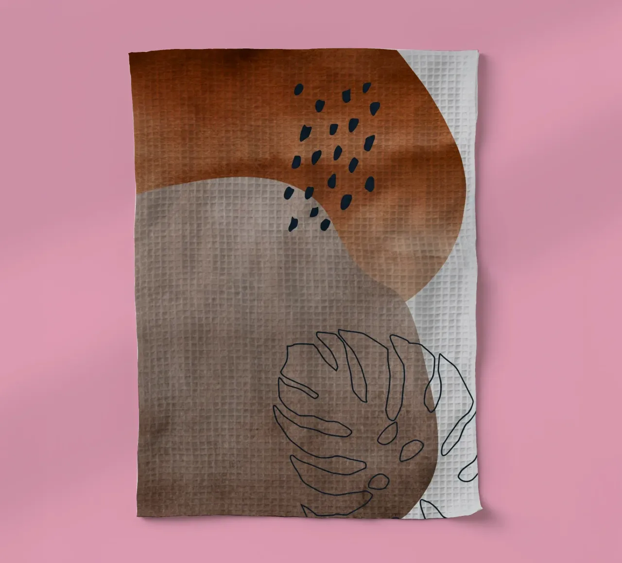 boho abstract art canovaccio da cucina da vintageshop