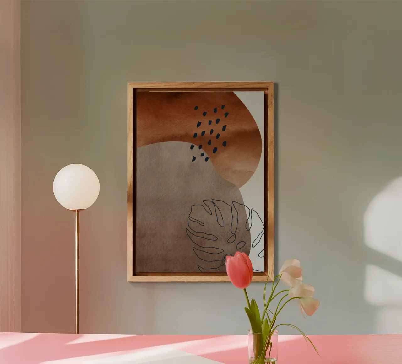 boho abstract art alluminio dibond da vintageshop