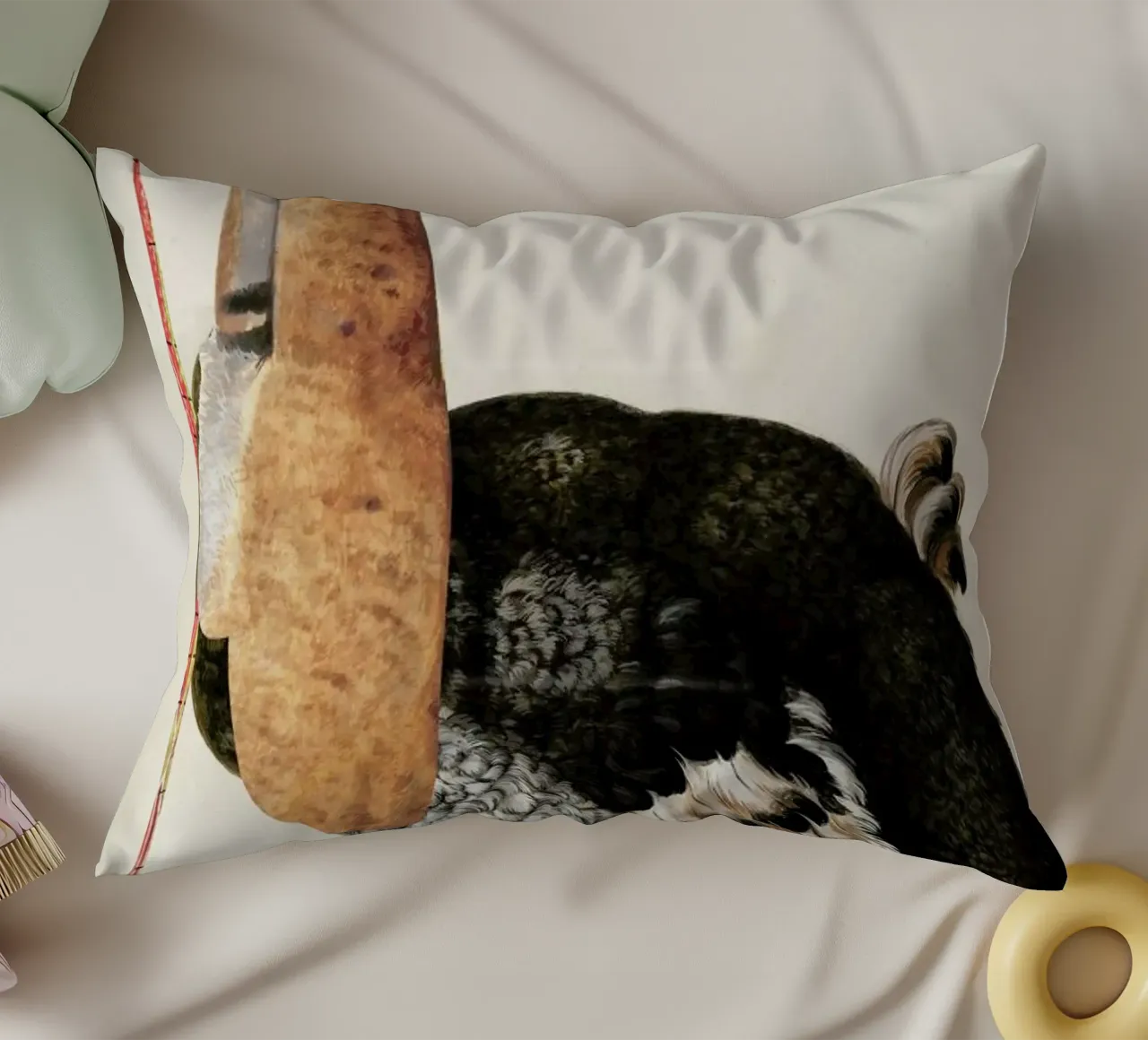 Fab Creature´s Of Mr F · In Mary Shelly's Front Yard cuscino da Marko Köppe