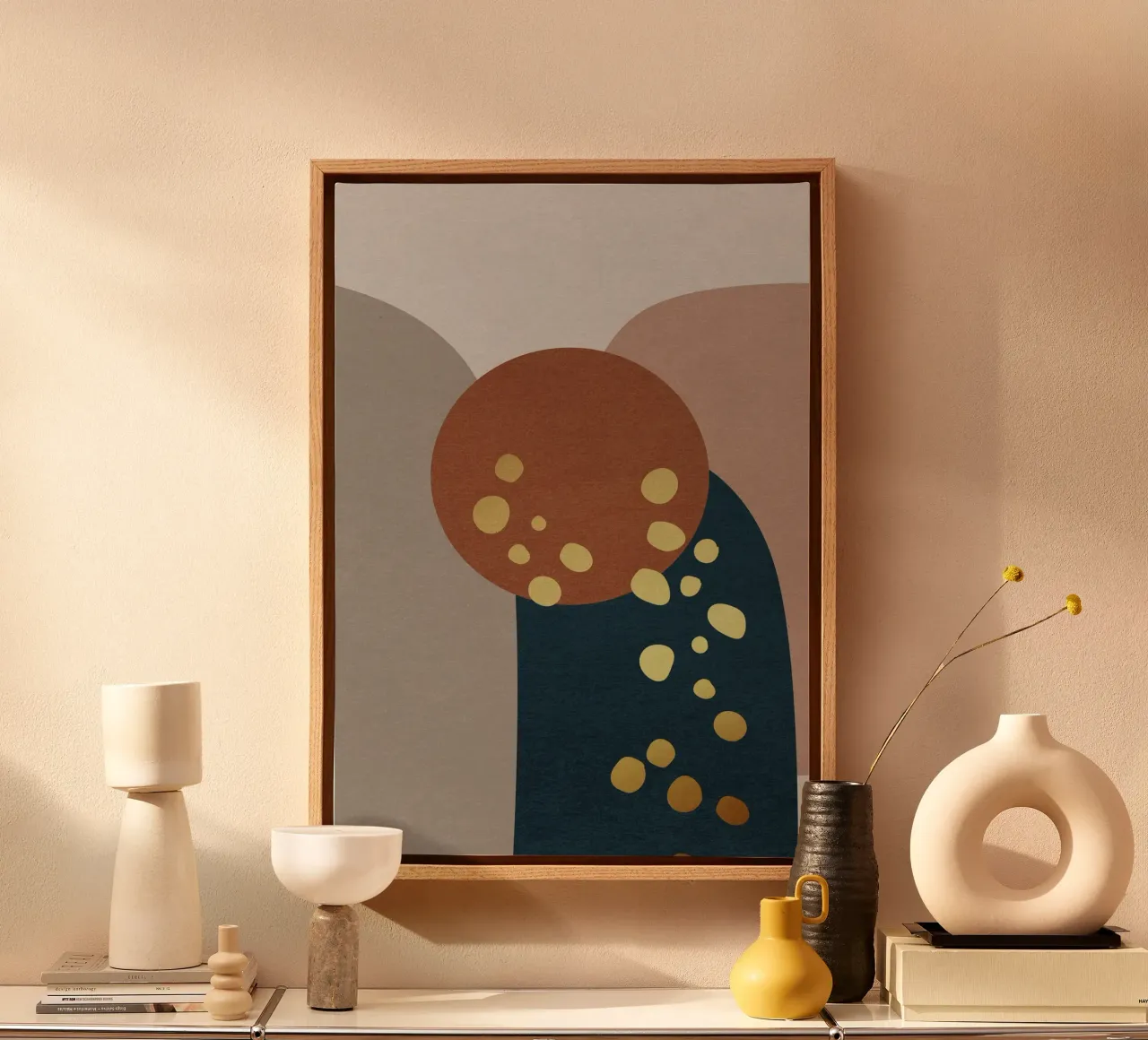 modern abstract art canvas by vintageshop