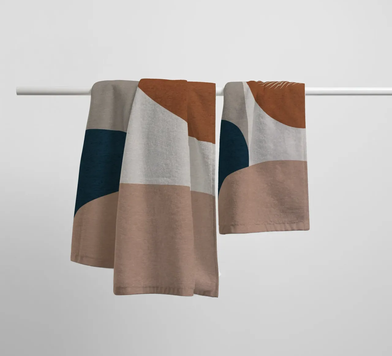 modern abstract art boho asciugamano da bagno da vintageshop
