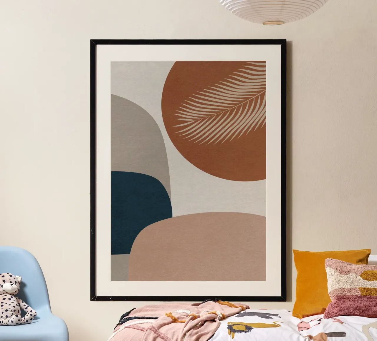 modern abstract art boho carta hahnemühle da vintageshop