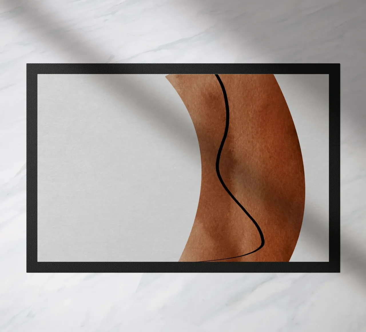 modern abstract art line zerbino da vintageshop