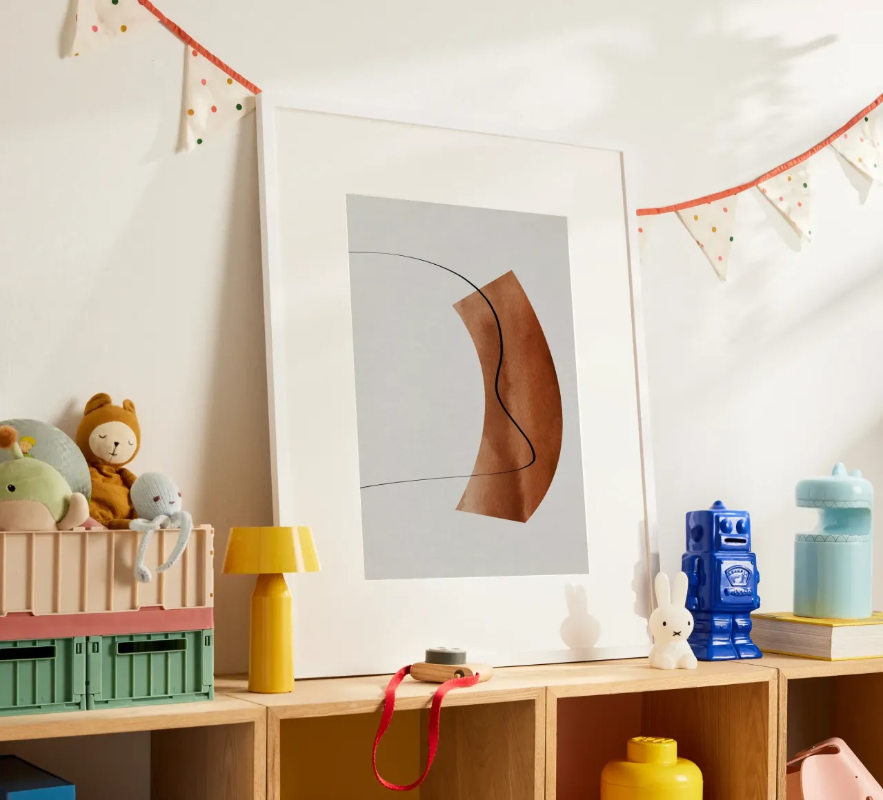 modern abstract art line poster da vintageshop