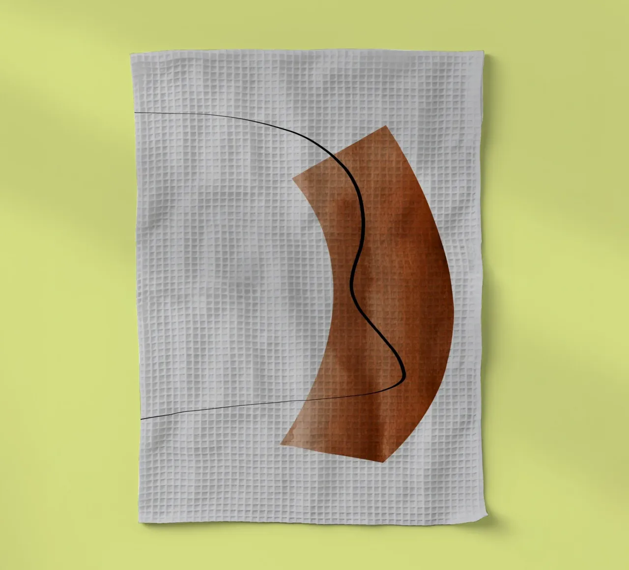 modern abstract art line canovaccio da cucina da vintageshop
