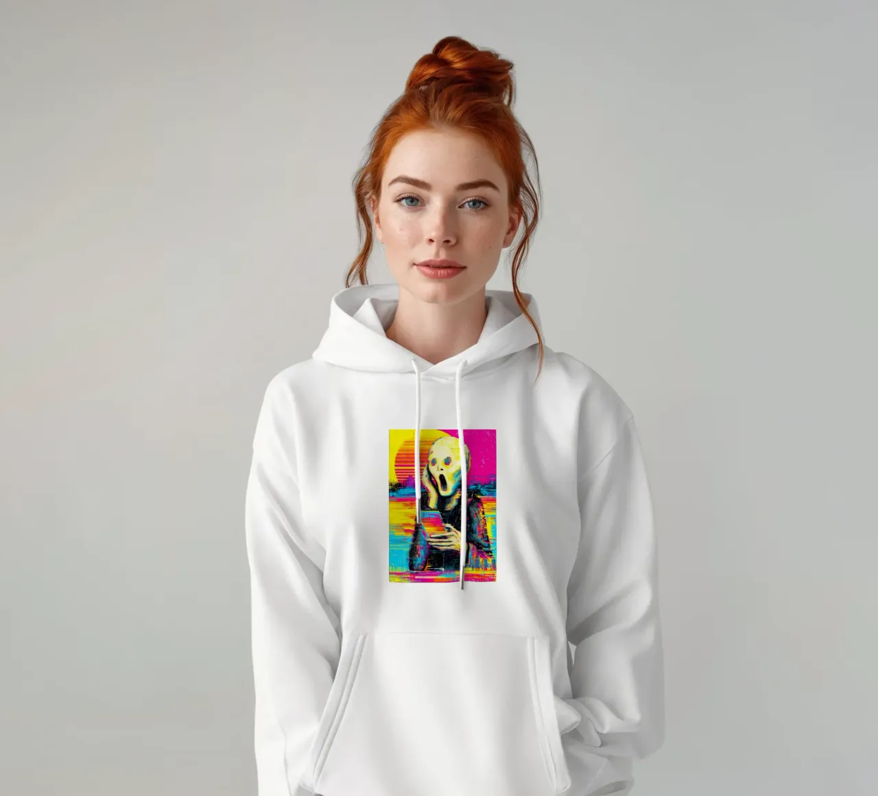 Pixel Panic felpa con cappuccio da Justyna Jaszke JBJart