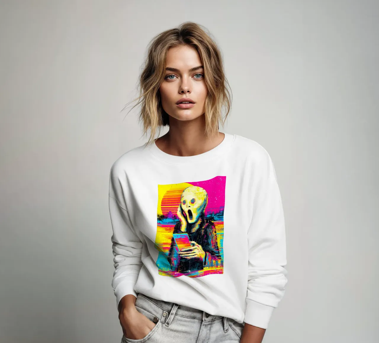 Pixel Panic felpa da Justyna Jaszke JBJart