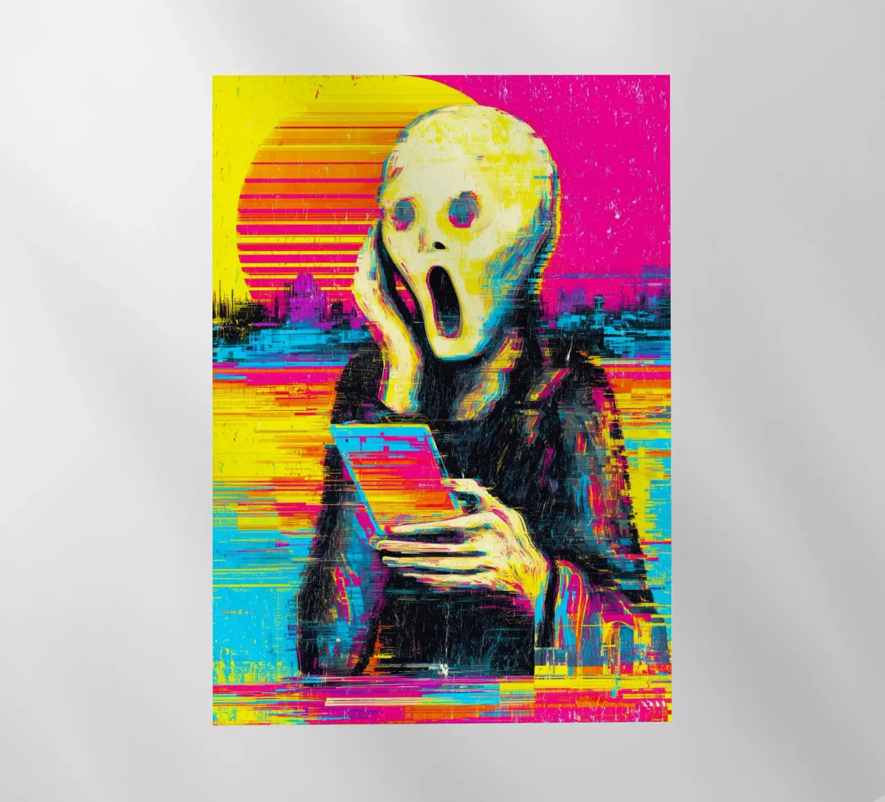 Pixel Panic pellicola backlit da Justyna Jaszke JBJart