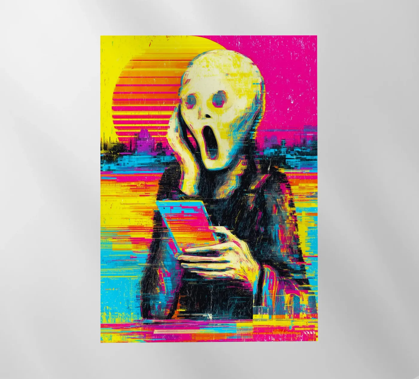 Pixel Panic pellicola backlit da Justyna Jaszke JBJart