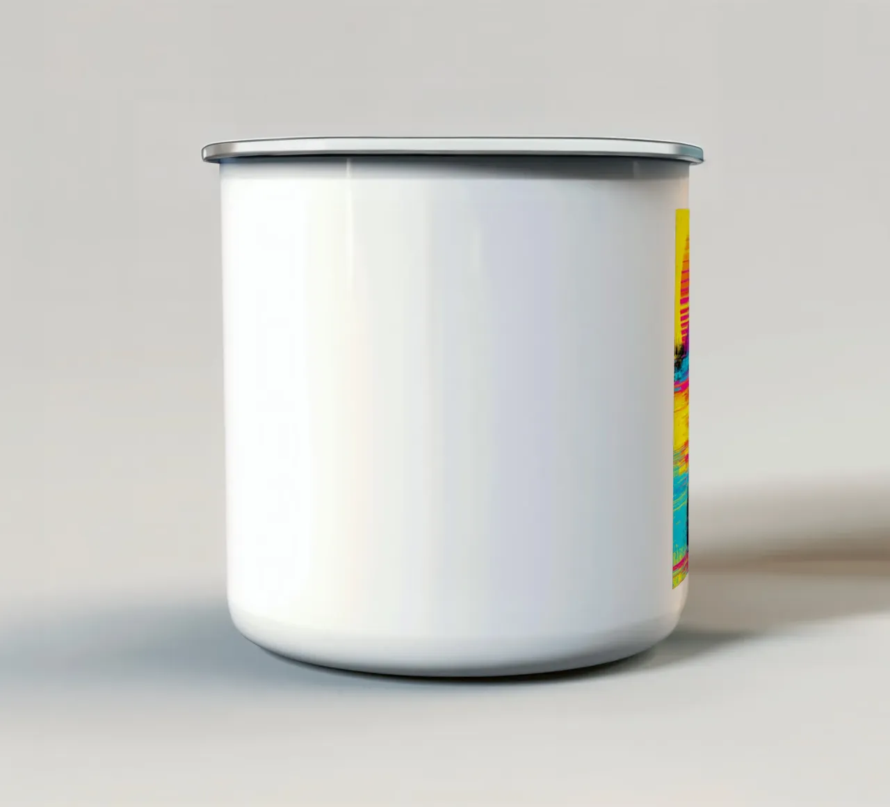 Pixel Panic tazza in smalto da Justyna Jaszke JBJart