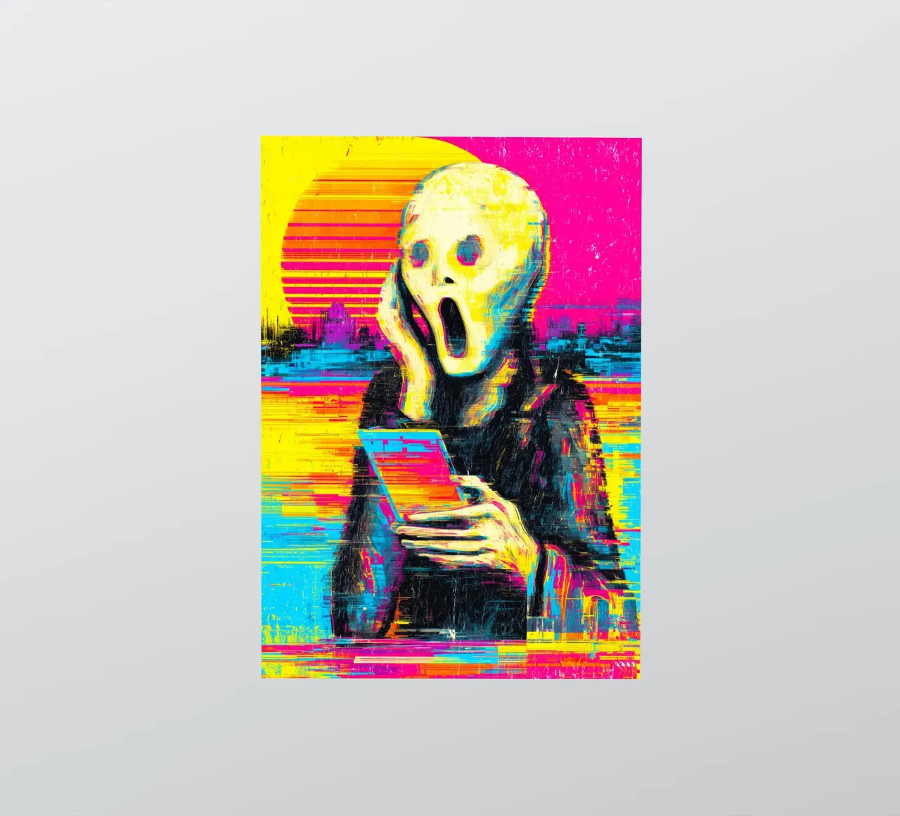 Pixel Panic sticker by Justyna Jaszke JBJart