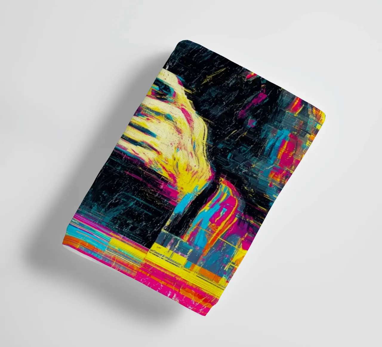 Pixel Panic towel by Justyna Jaszke JBJart