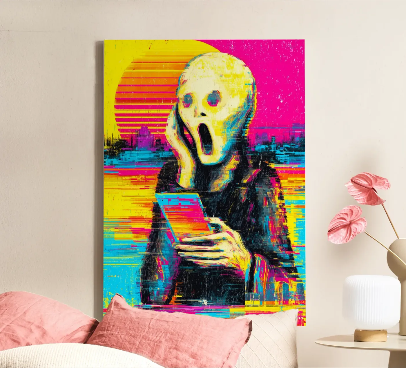 Pixel Panic tela da Justyna Jaszke JBJart