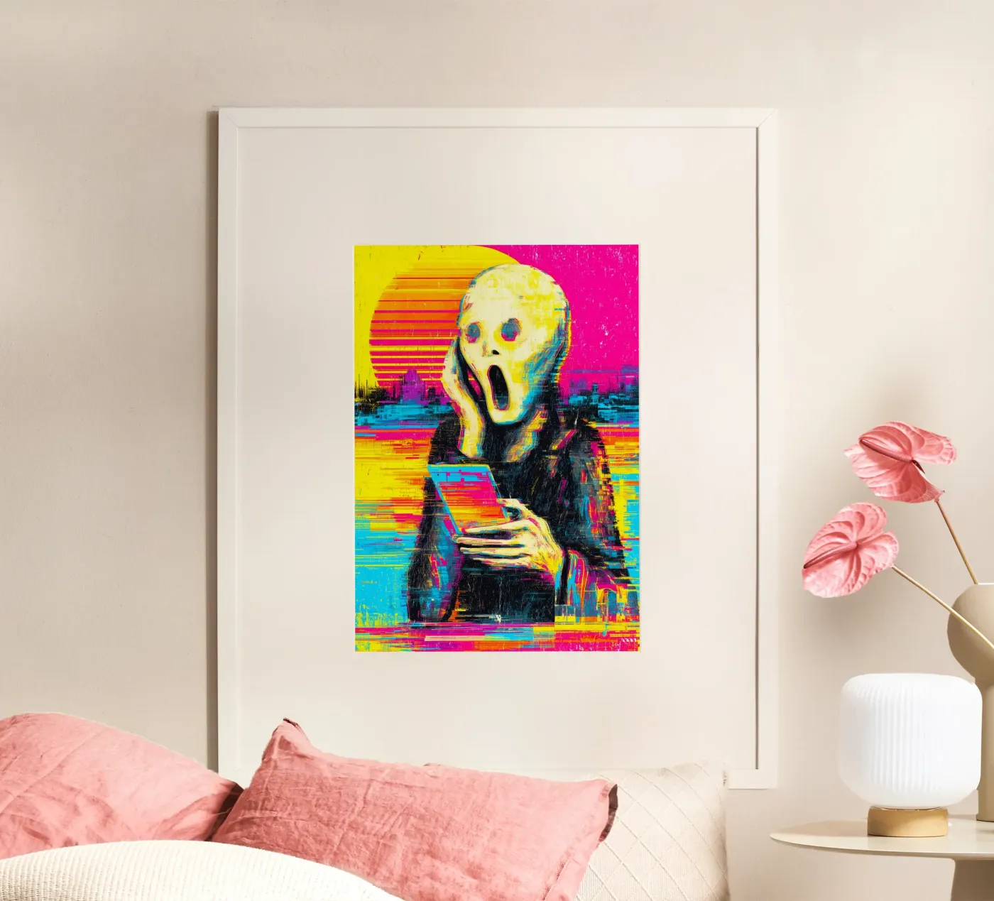 Pixel Panic poster by Justyna Jaszke JBJart