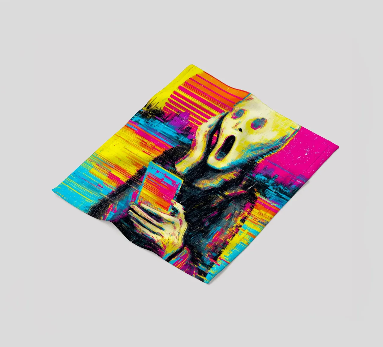 Pixel Panic Fleecedecke von Justyna Jaszke JBJart