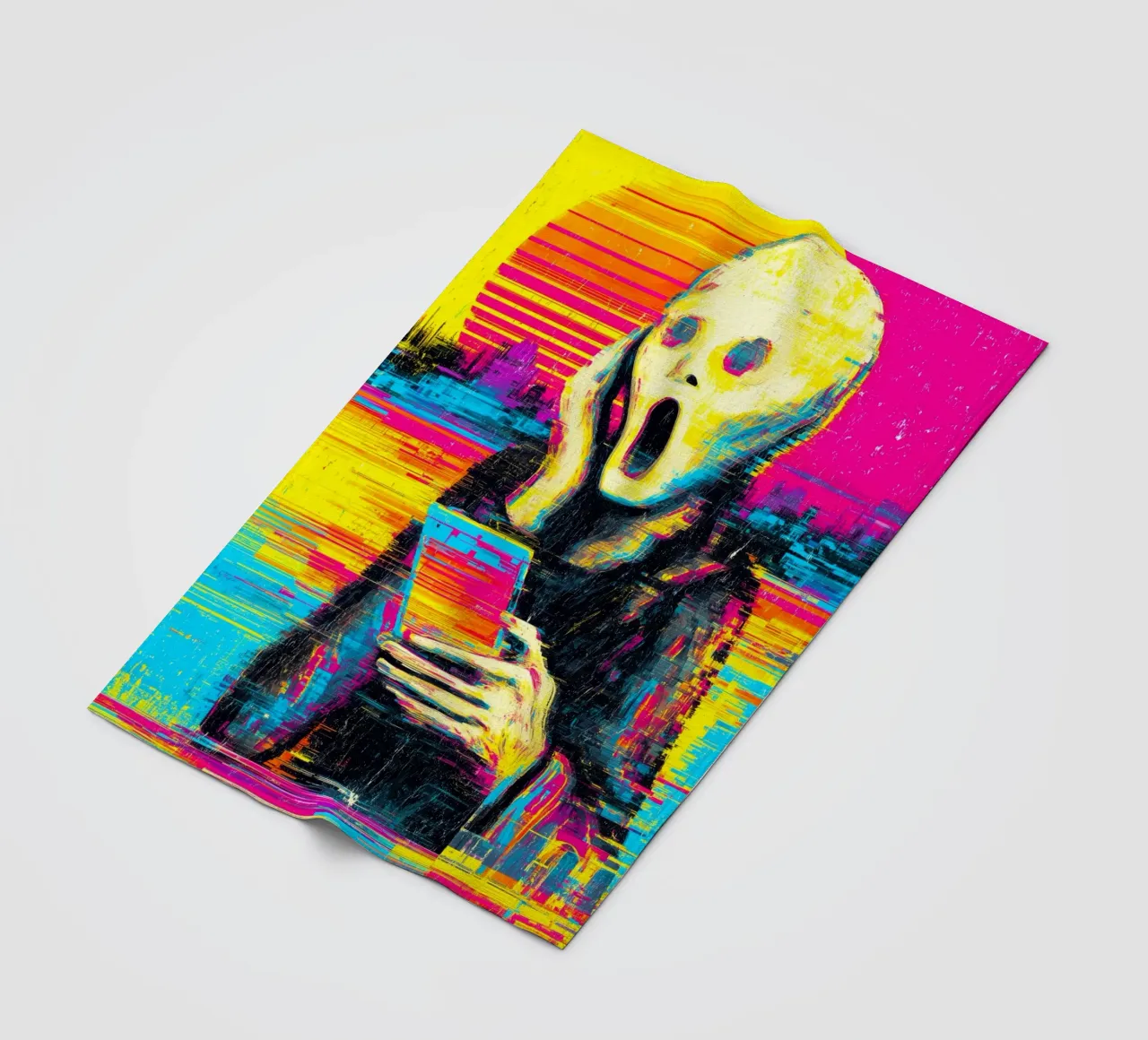 Pixel Panic Fleecedecke von Justyna Jaszke JBJart