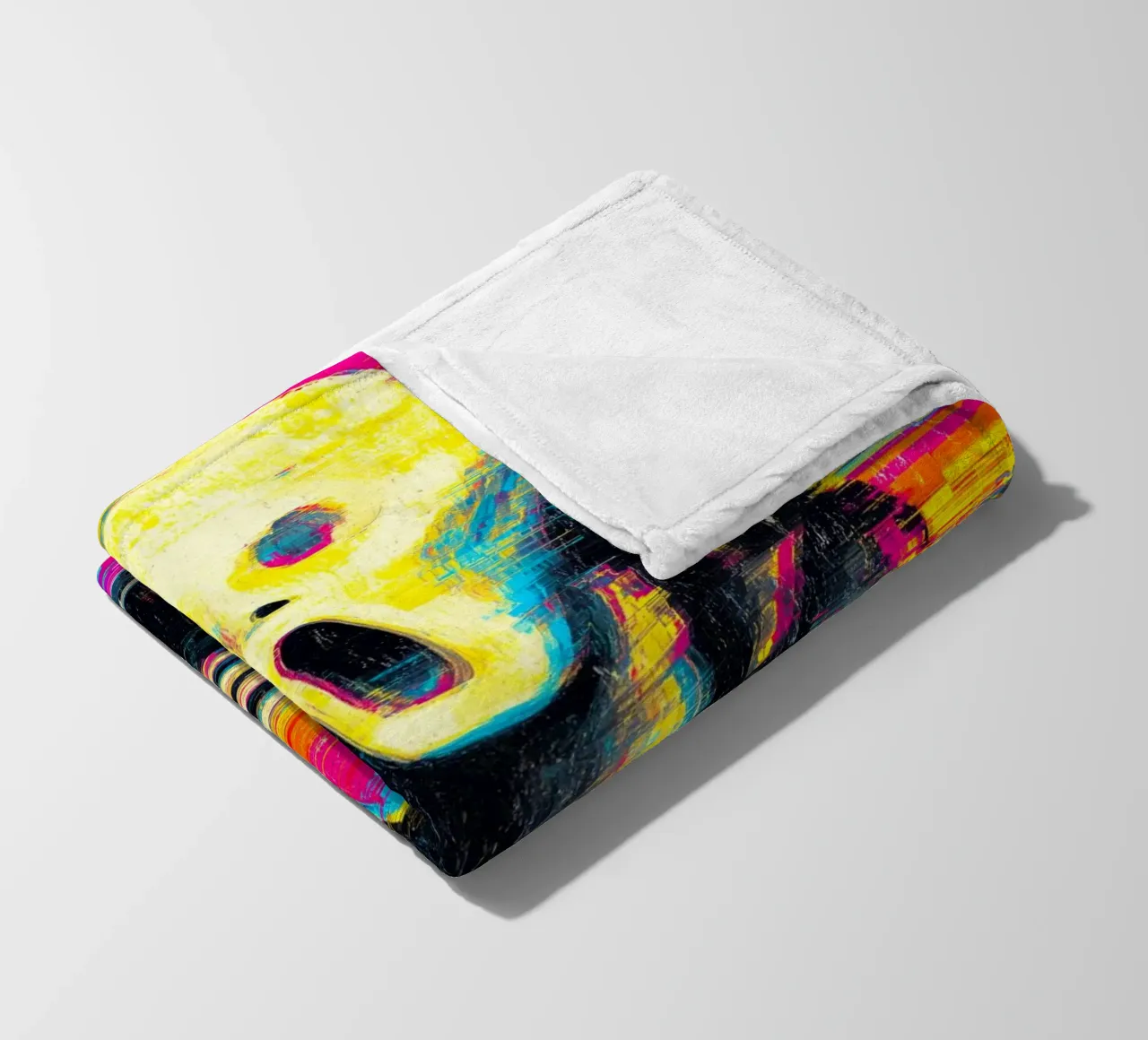 Pixel Panic Fleecedecke von Justyna Jaszke JBJart