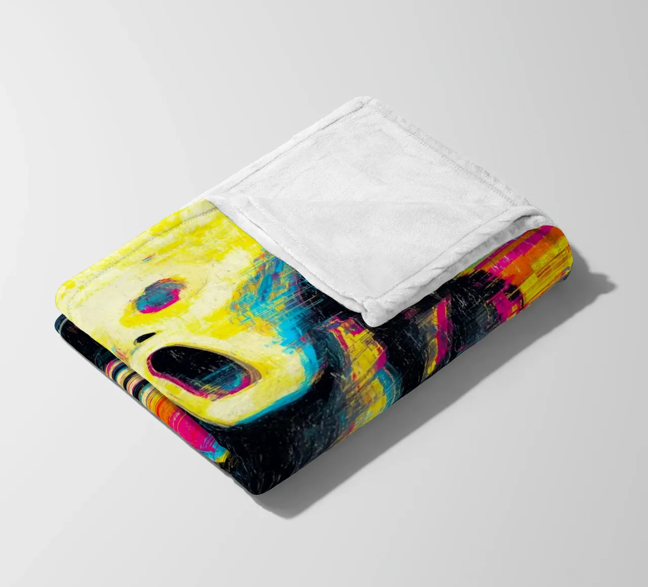 Pixel Panic Fleecedecke von Justyna Jaszke JBJart