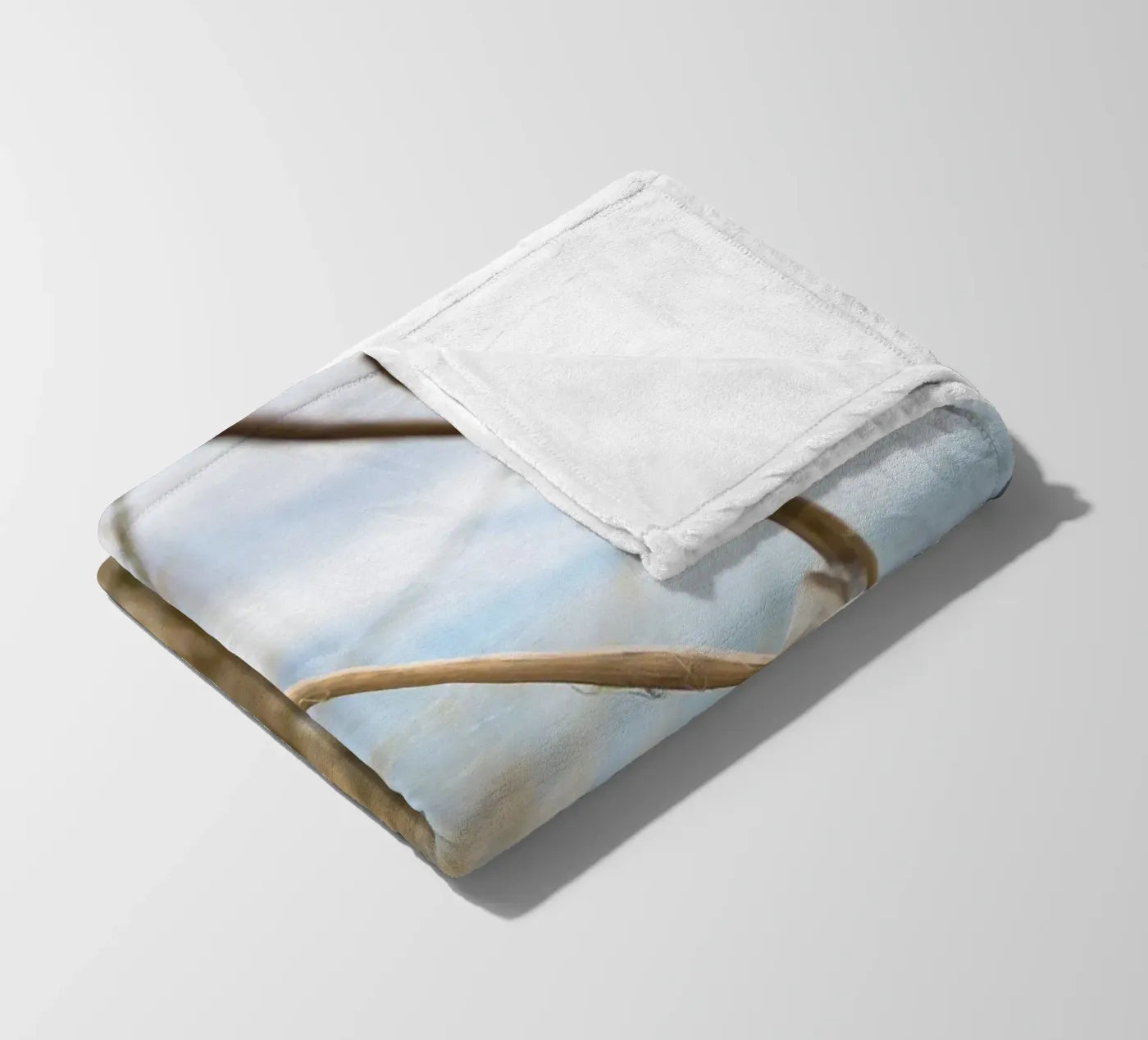 Beach shells fleece blanket by MiniClic