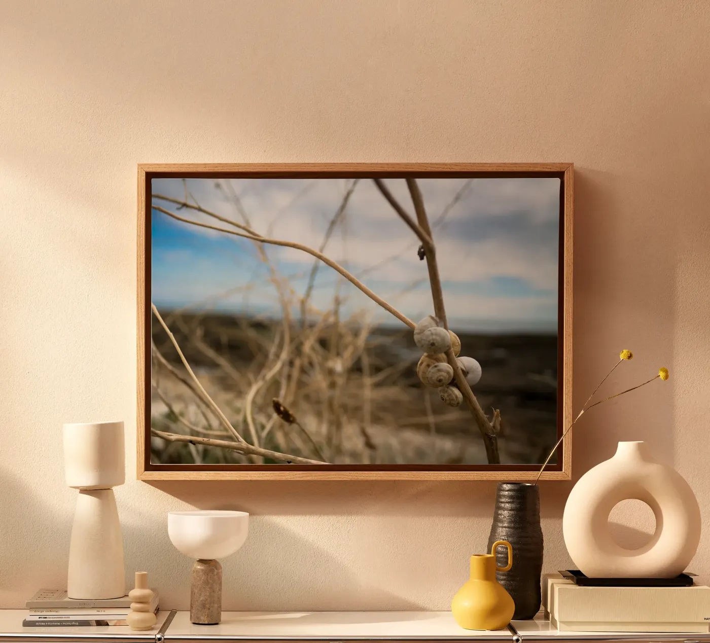 Beach shells canvas by MiniClic