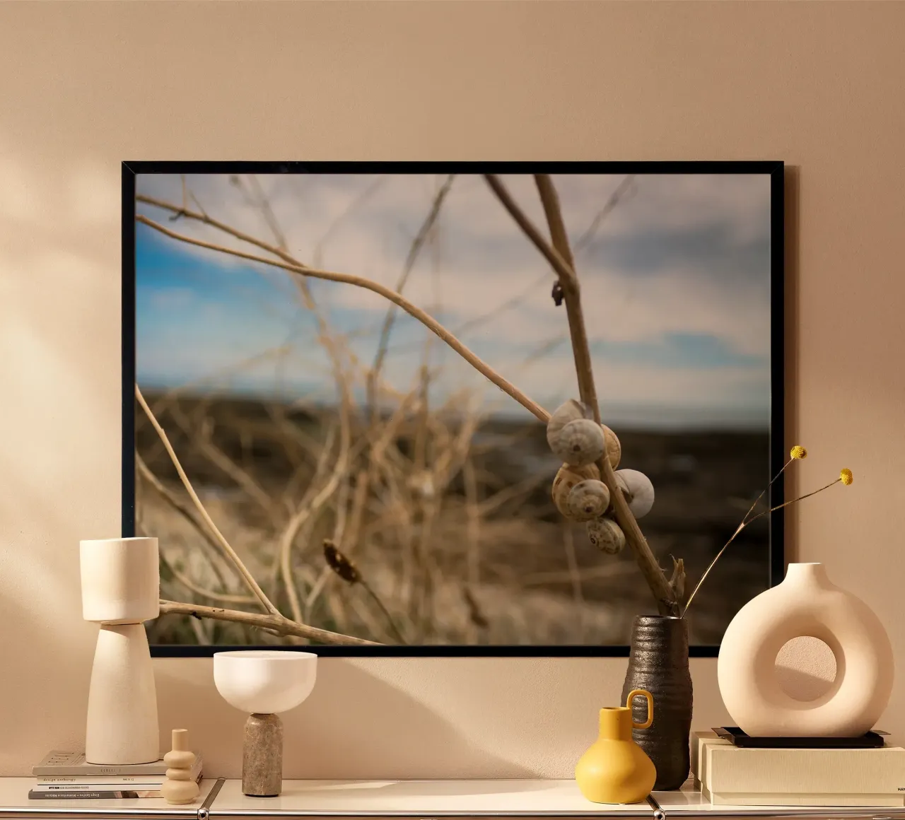 Beach shells poster by MiniClic