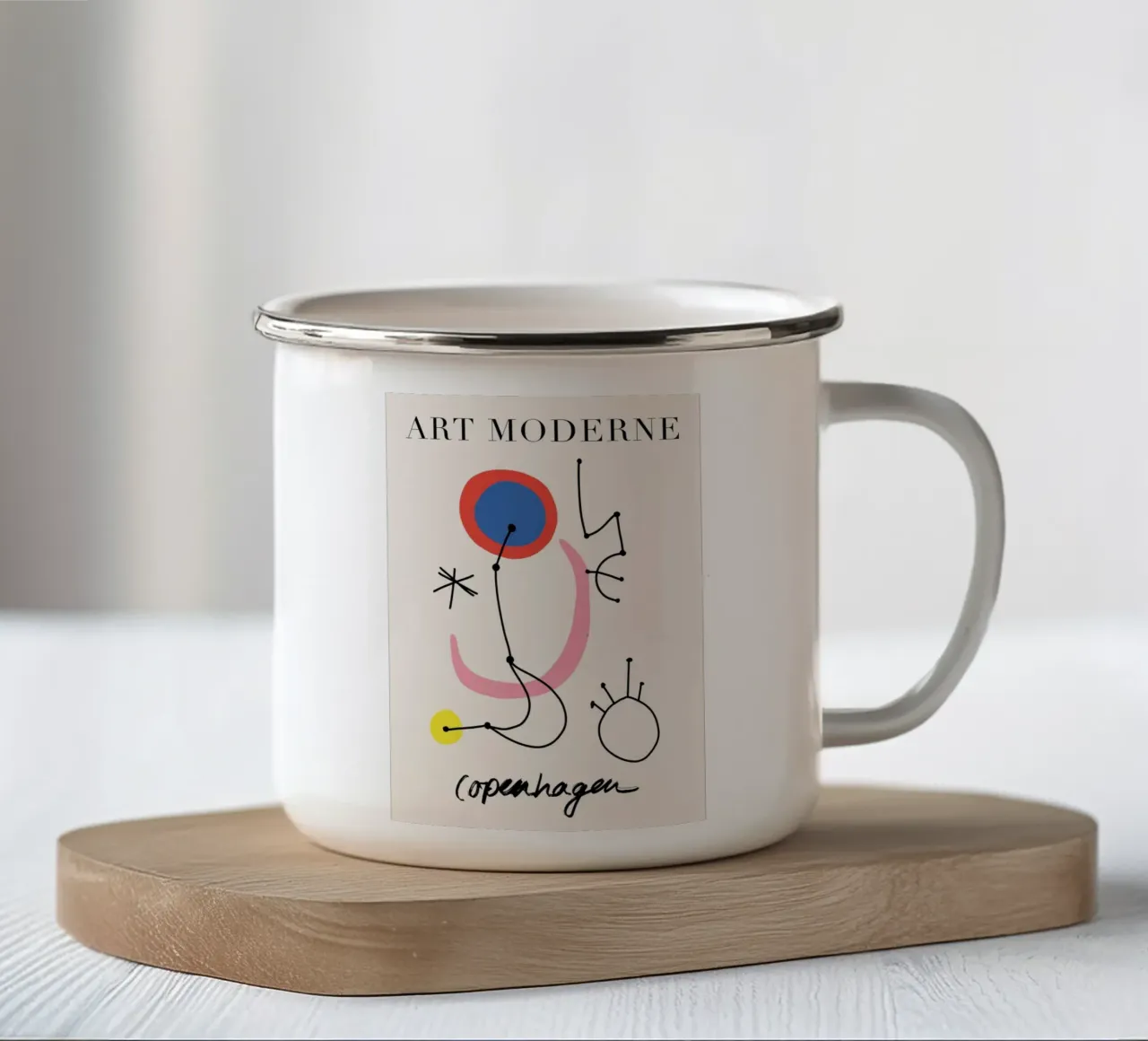 Abstract Art tazza in smalto da GraceDigitalArtCo