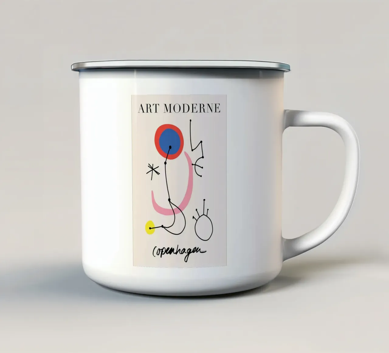 Abstract Art tazza in smalto da GraceDigitalArtCo