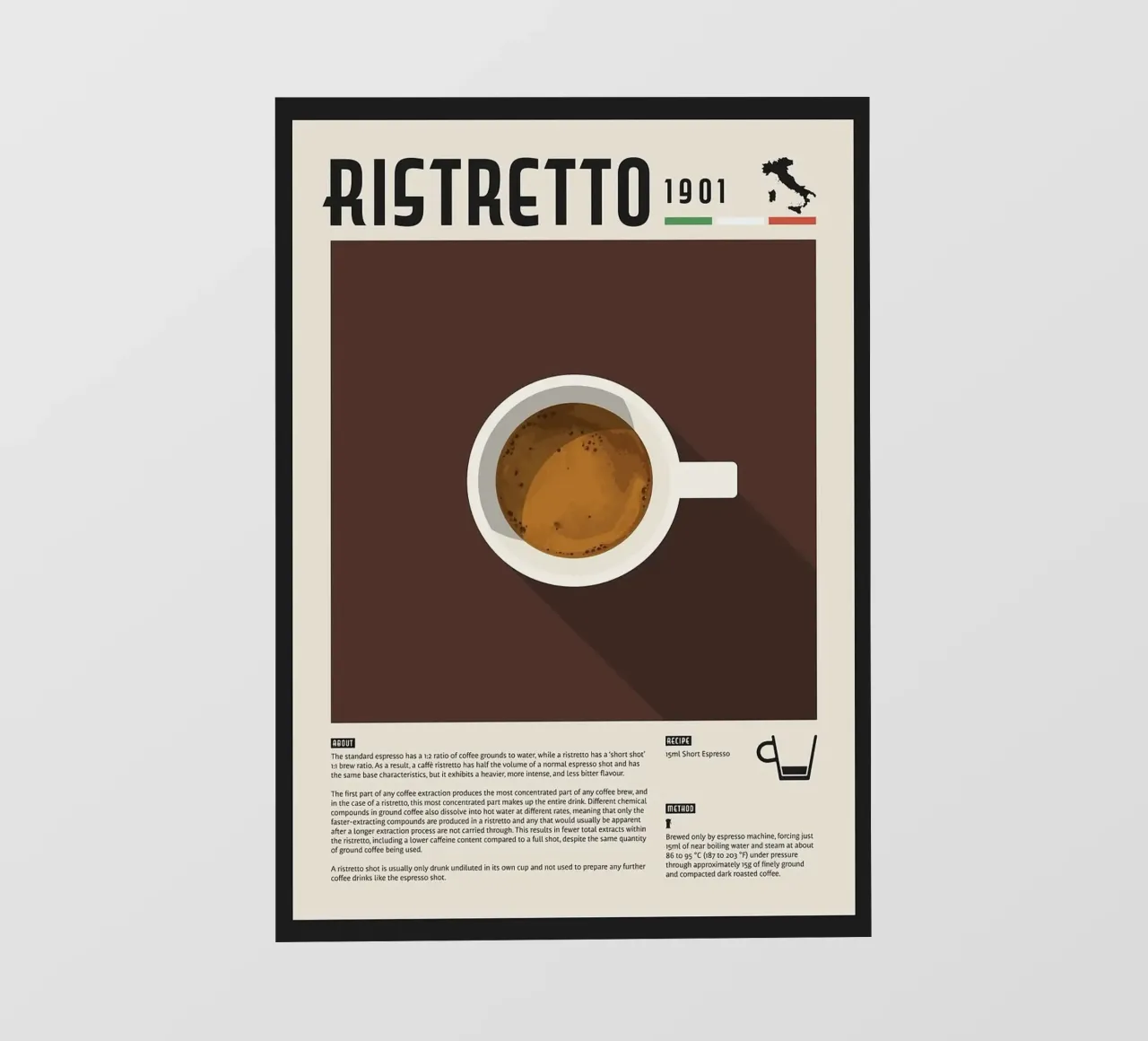 coffee ristretto telo in pvc da John C Labut
