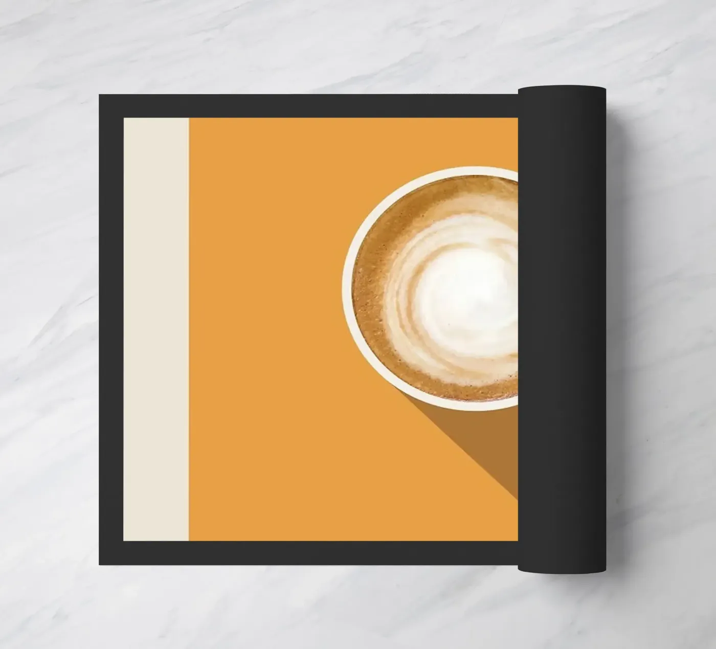 coffee cup Fußmatte von John C Labut