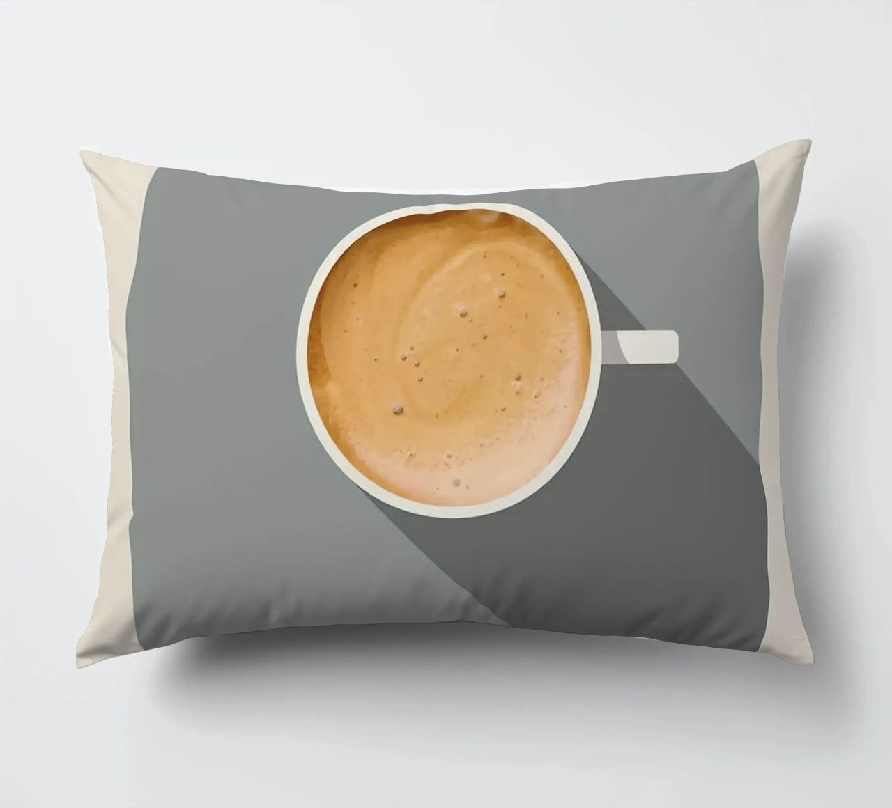 tazza di caffè latte cuscino da John C Labut