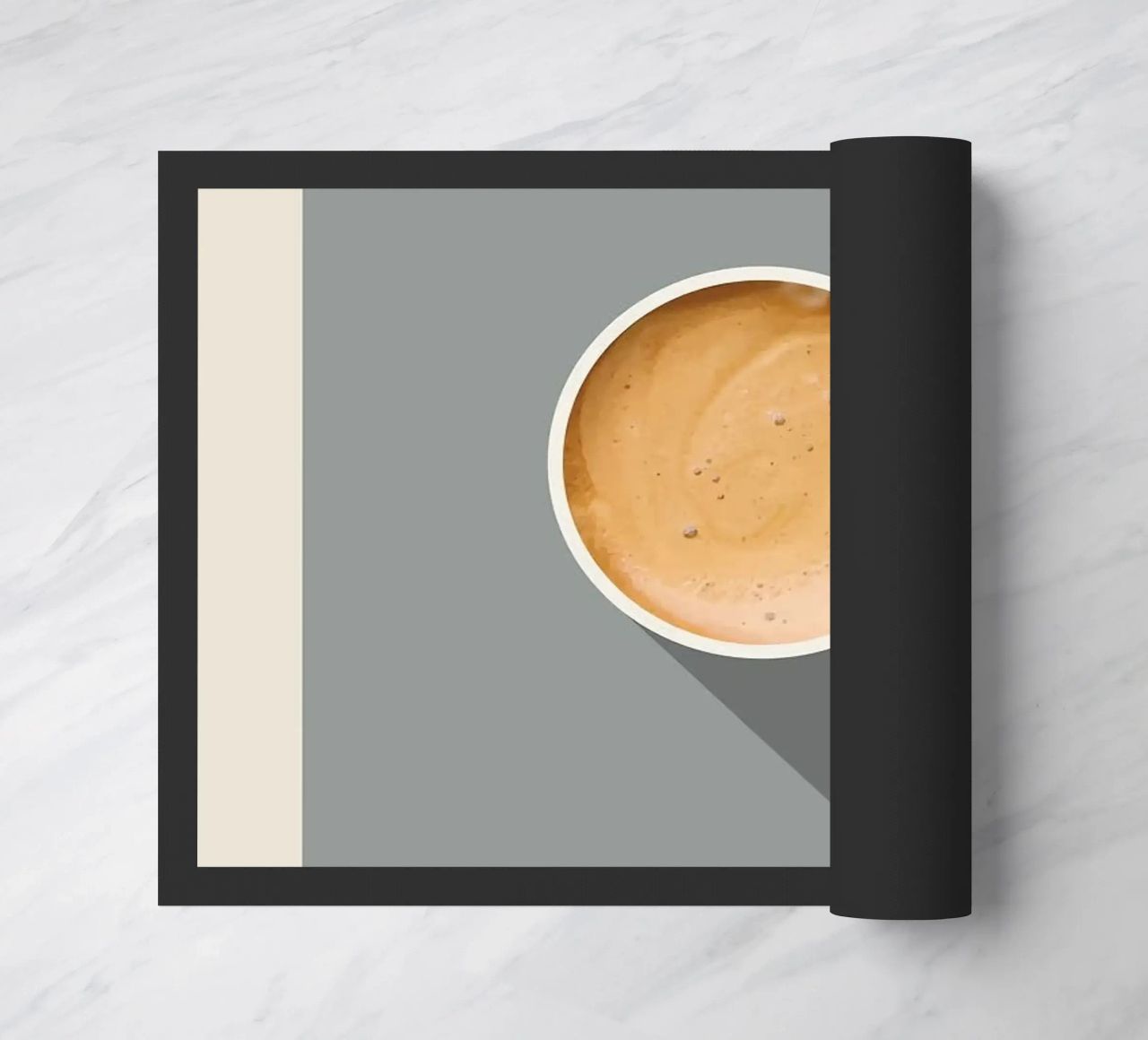 tazza di caffè latte zerbino da John C Labut