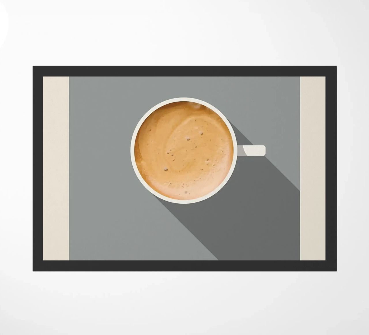 tazza di caffè latte zerbino da John C Labut