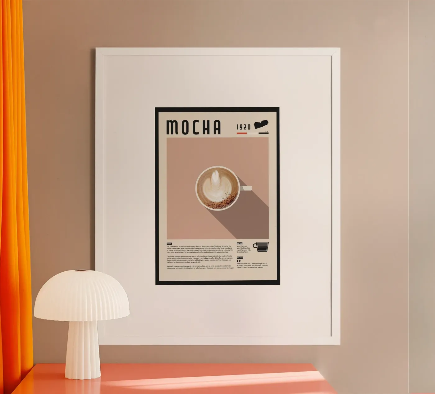 coffee mocha poster by John C Labut