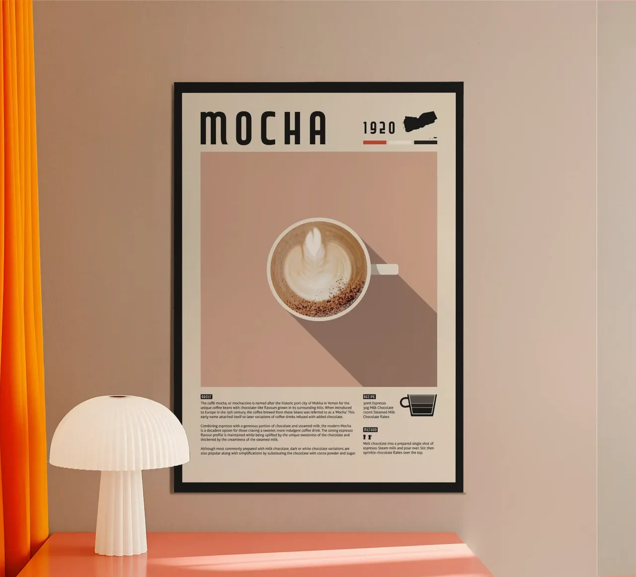caffè moka poster da John C Labut