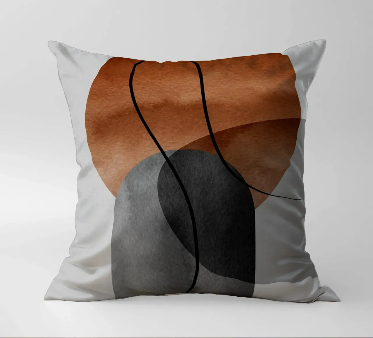 modern abstract circles cuscino da vintageshop