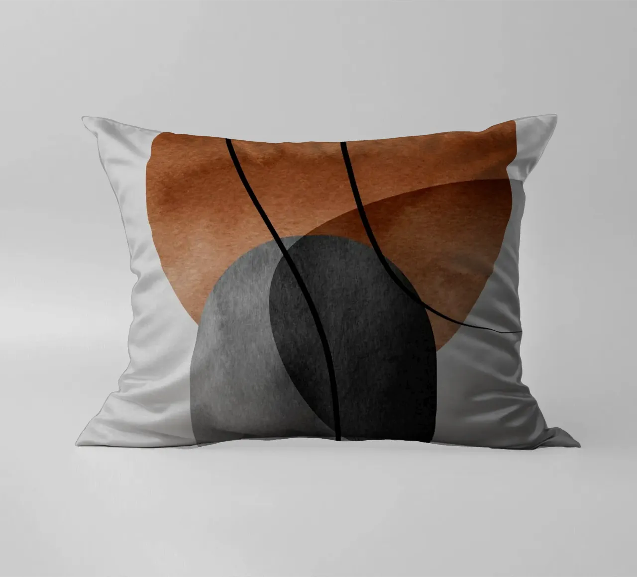 modern abstract circles cuscino da vintageshop
