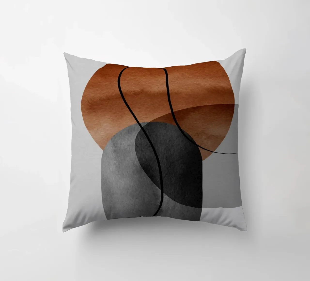 modern abstract circles cuscino da vintageshop