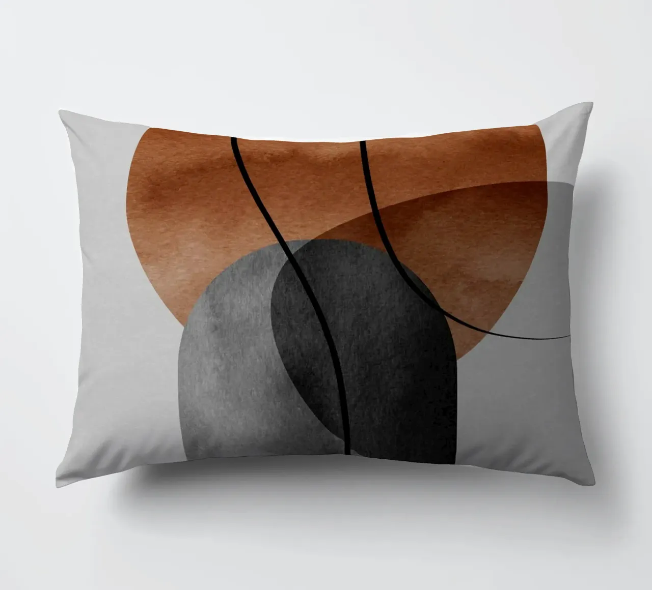 modern abstract circles cuscino da vintageshop