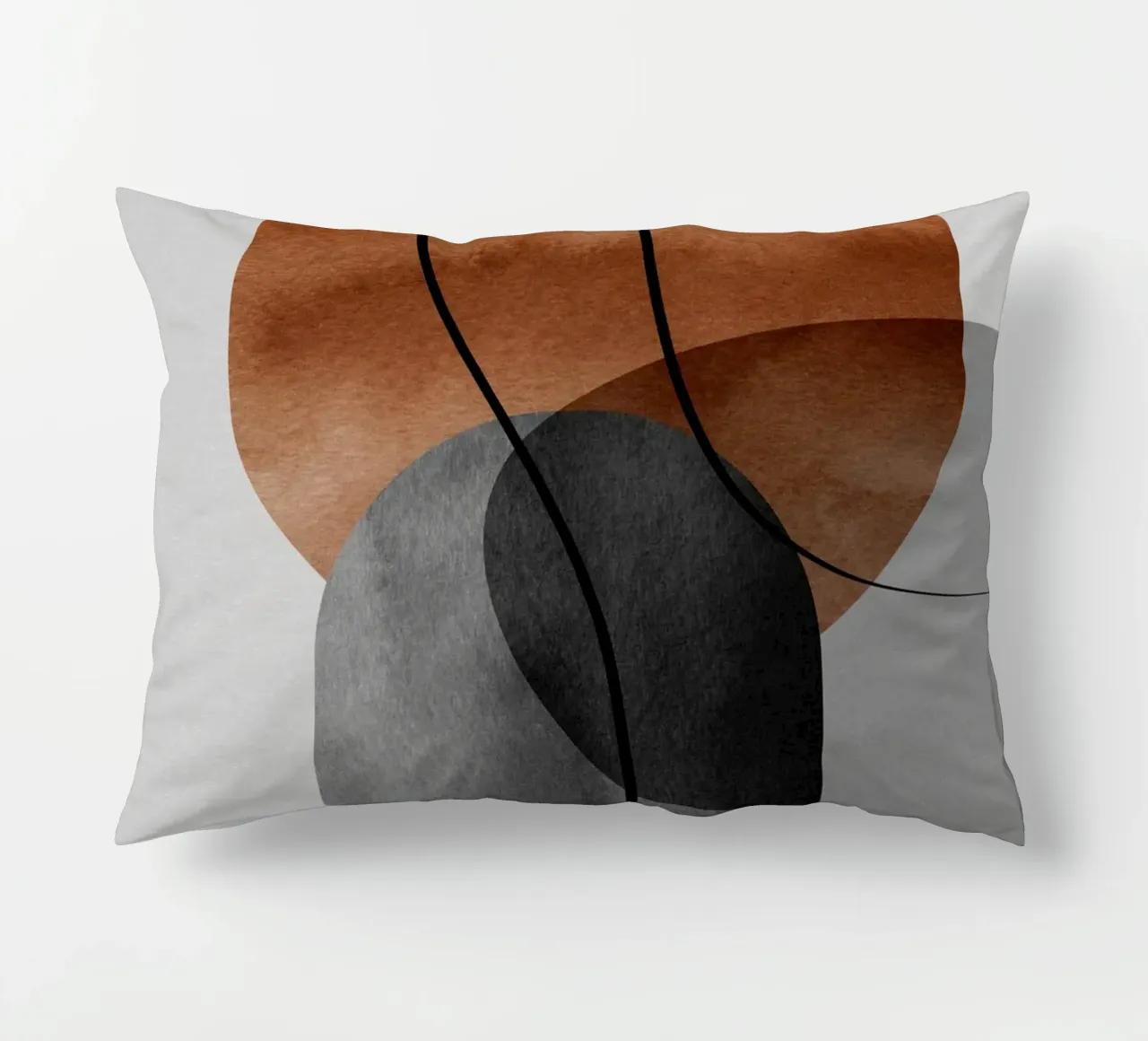 modern abstract circles cuscino da vintageshop
