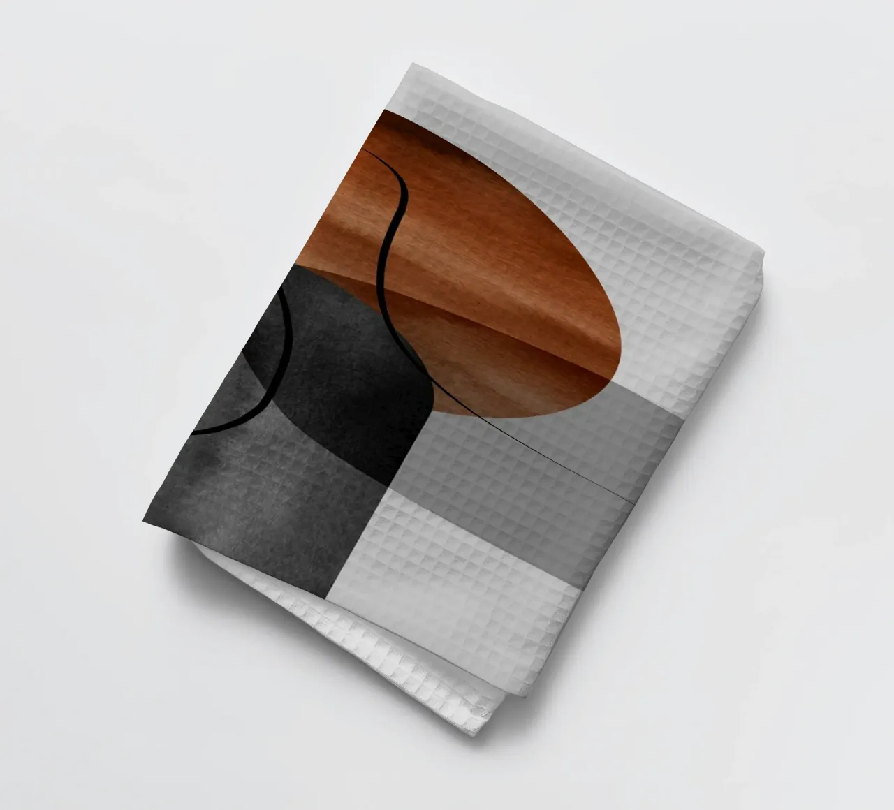modern abstract circles canovaccio da cucina da vintageshop