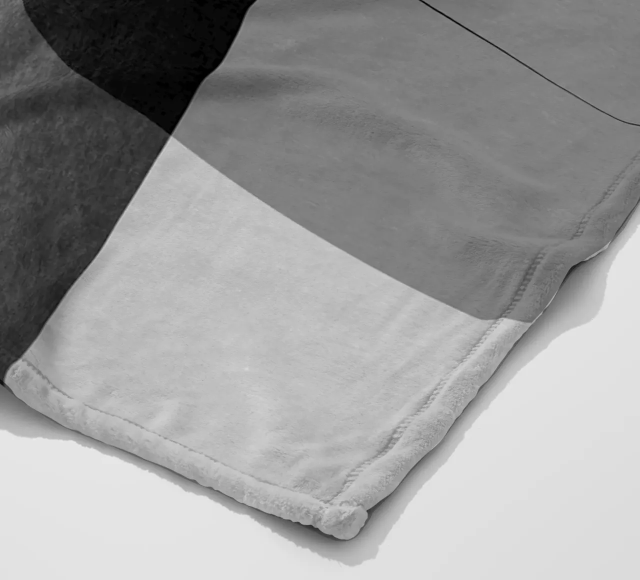 modern abstract circles coperta in pile da vintageshop