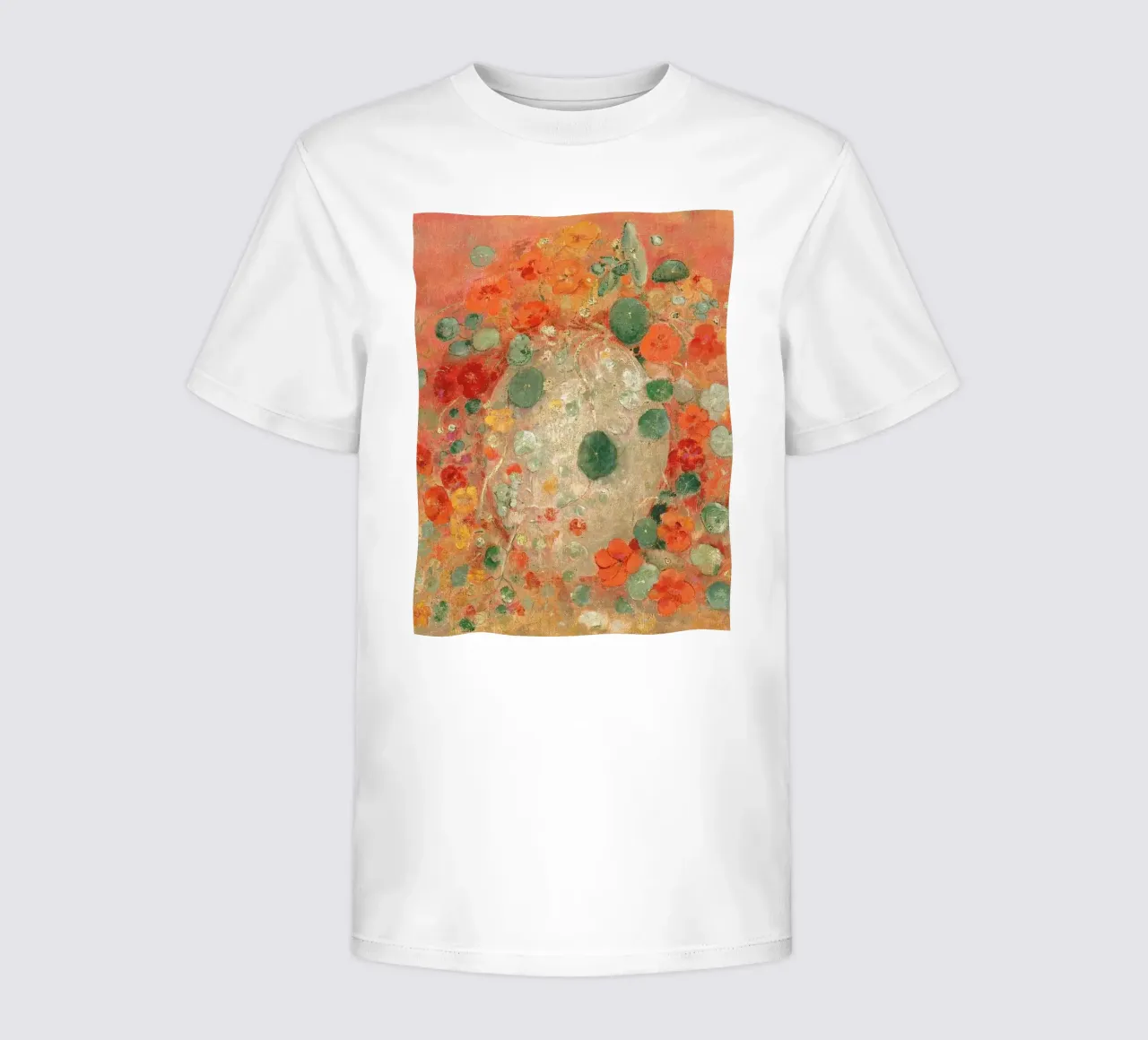 Nasturtiums by Odilon Redon Kinder T-Shirt von apoloprints