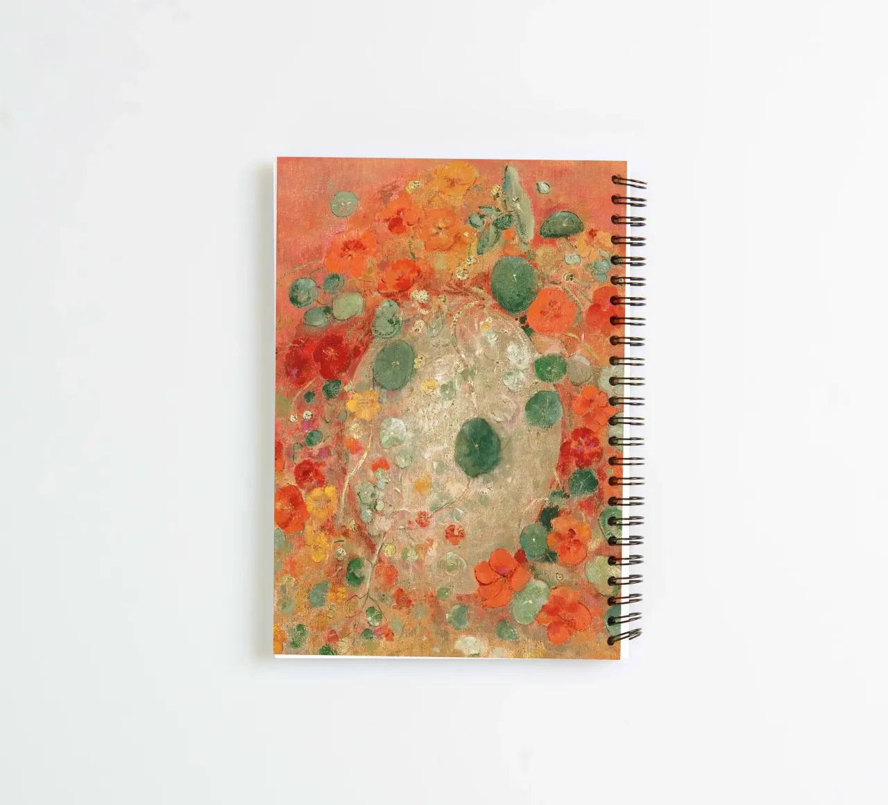 Nasturtiums by Odilon Redon spiral notebook by apoloprints